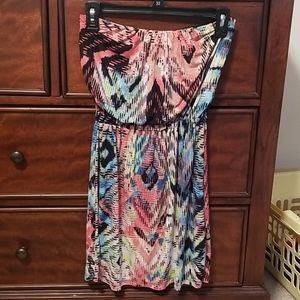 Strapless summer dress! Super comfy!
